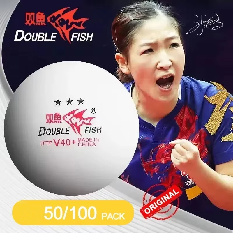 DOUBLE FISH V40+ 3-Star Ping P - Donic Table Tennis Ball review and price