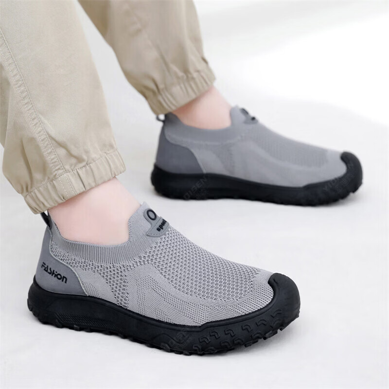 Summer Men Casual Shoes Elasti - Anti Loop Rubber review and price