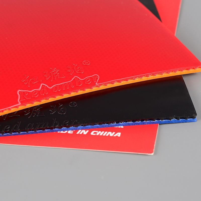Red Amber Table Tennis Rubber  - Donic Table Tennis Ball review and price