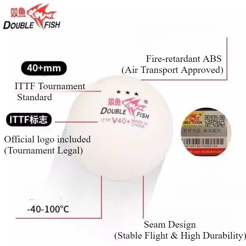 1/2/3BOX  DOUBLE FISH 3 Stars  - Donic Table Tennis Ball review and price