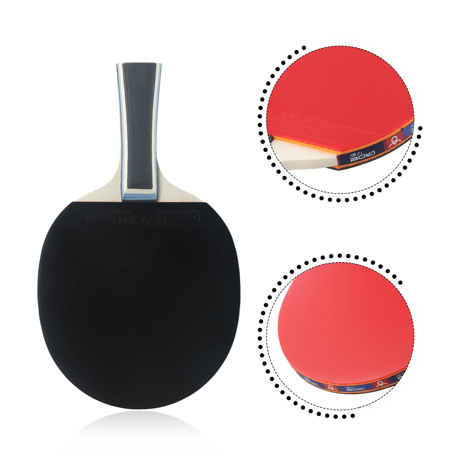 Table Tennis Racket 7 Ply Wood - Table Tennis Gun review and price