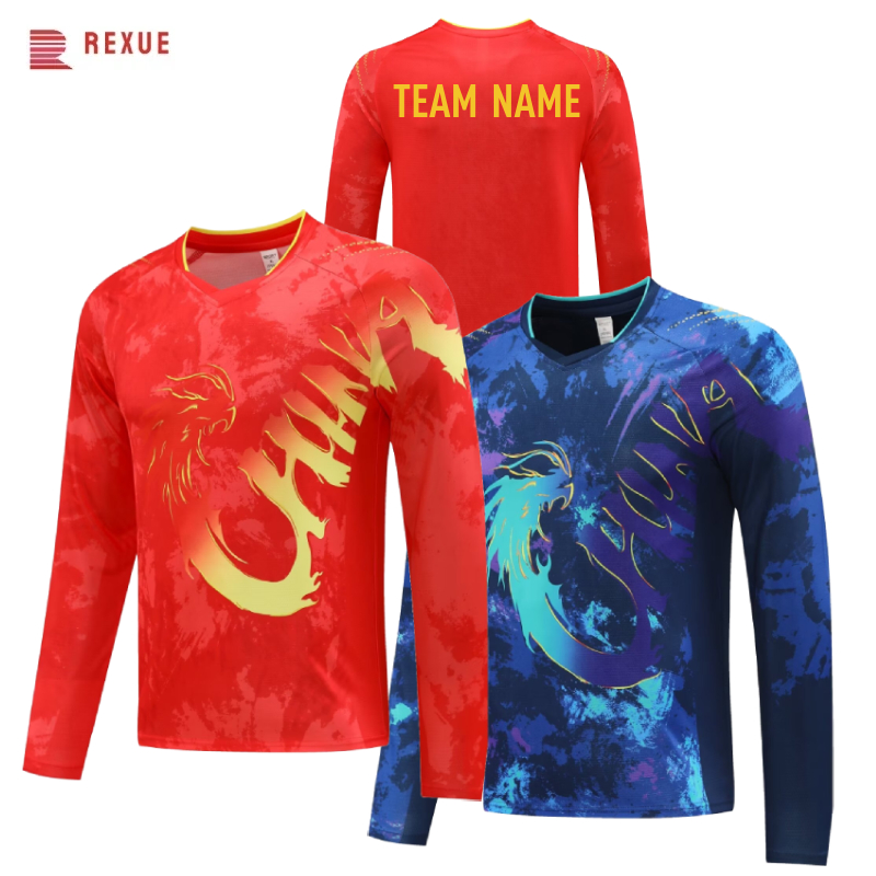 China Dragon Long Sleeve Table - Table Tennis Logo Free review and price