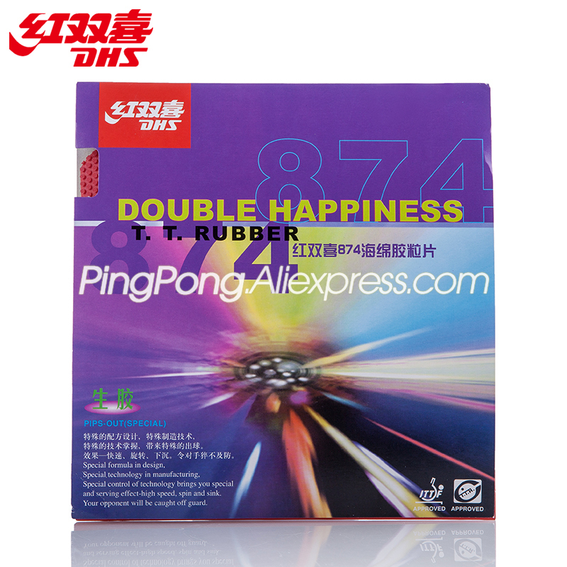 DHS 874 Table Tennis Rubber Pi - Table Tennis Spin review and price