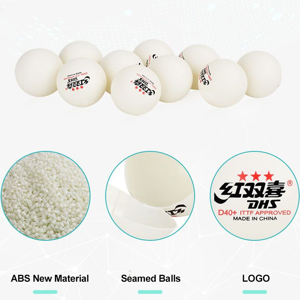 DHS D40+ DJ40+ Ping Pong Balls - Donic Table Tennis Ball review and price