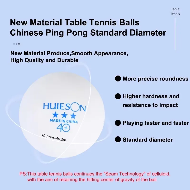 100PCS Huieson Blue Logo Table - Table Tennis Logo Free review and price