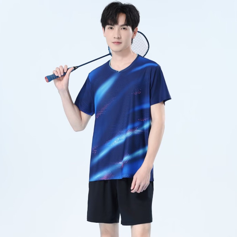 Men Quick Dry Badminton Shirt  - Table Tennis Logo Free review and price