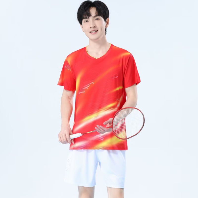 Men Quick Dry Badminton Shirt  - Table Tennis Logo Free review and price