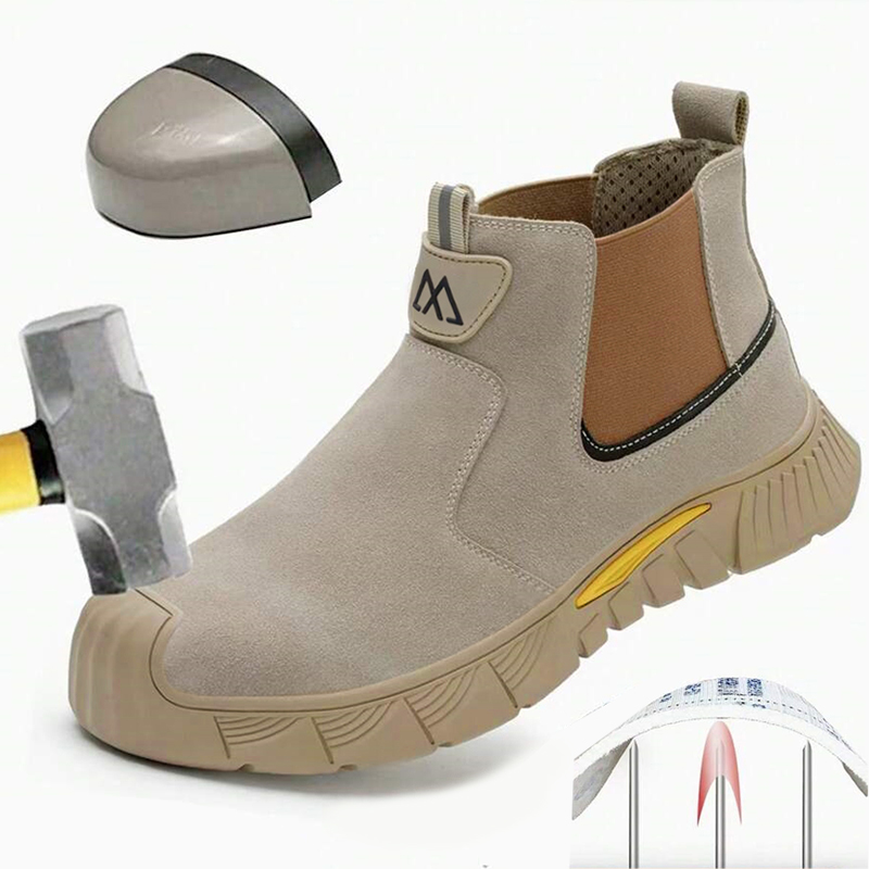 Lightweight Men's Safety Shoes - Anti Loop Rubber review and price