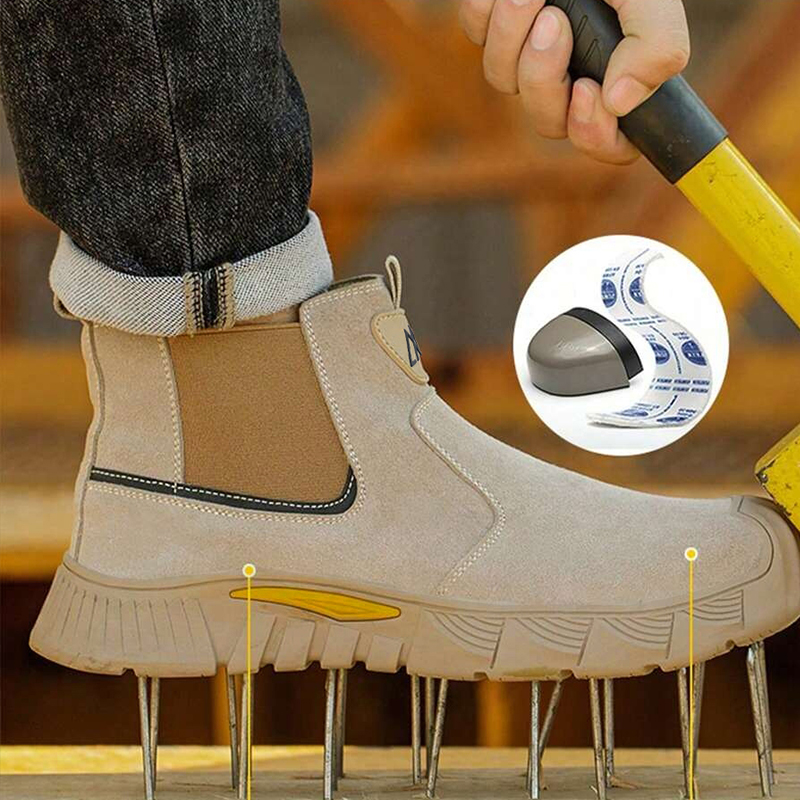 Lightweight Men's Safety Shoes - Anti Loop Rubber review and price